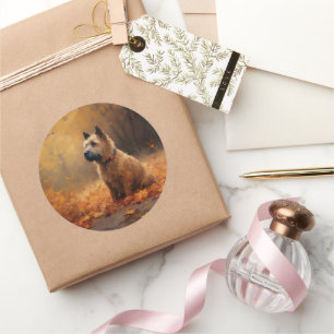 Adesivo Chesapeake Bay Terrier no outono