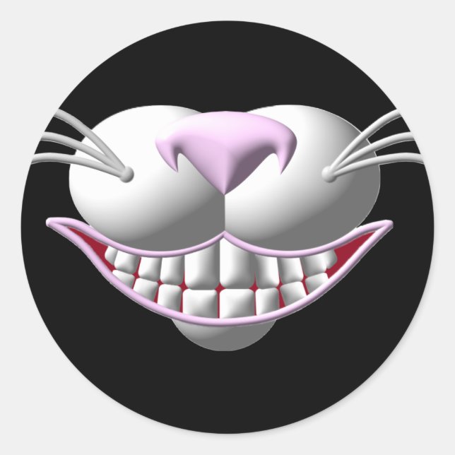 Adesivo Cheshire Cat Smile (Frente)