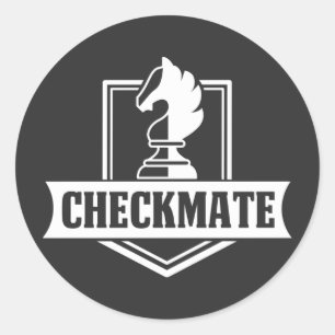 Adesivo Chess Club Checkmate Chess Move