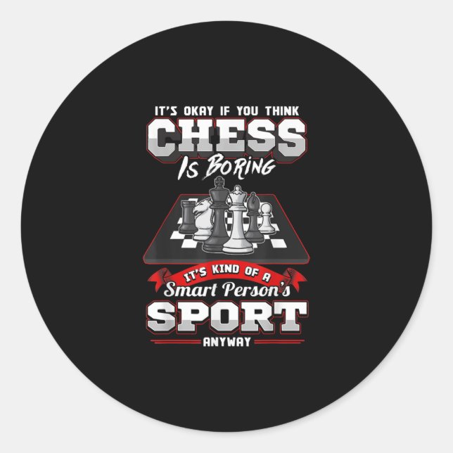 Adesivo Chess Funny cita Ditos Humorísticos (Frente)
