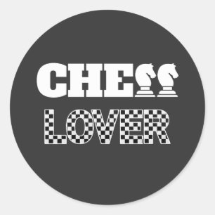Adesivo Chess Lover White Knights Criativo Jogo Único