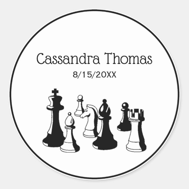 Adesivo Chess Pieds Vintage Art nº 2 (Frente)