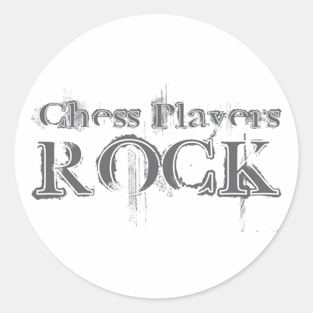 Adesivo Chess Players Rock (Frente)