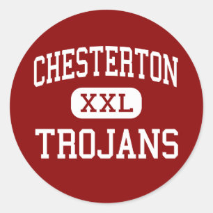 Adesivo Chesterton - Trojan - alto - Chesterton Indiana