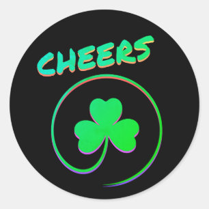 Adesivo Chever Shamrock Dia de São Patrício Verde irland