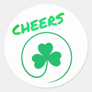 Adesivo Chever Shamrock Dia de São Patrício Verde irland