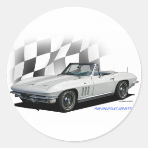 Adesivo Chevrolet Corvette 1965
