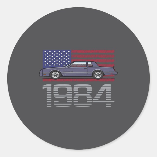 Adesivo Chevrolet Monte Carlo Blue 1984  (Frente)