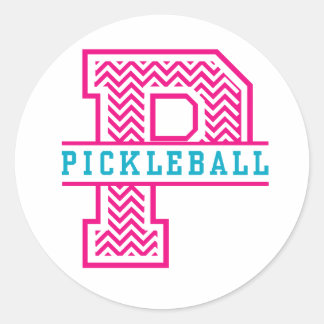 Adesivo Chevron P é para Pickleball