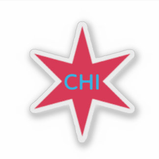 Adesivo Chi-cago Six Pointed Star