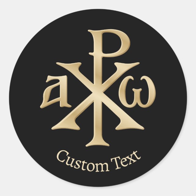 Adesivo Chi Rho Christograma (Frente)