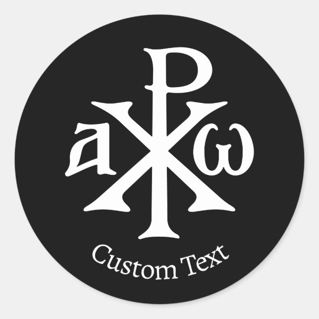 Adesivo Chi Rho Christograma (Frente)