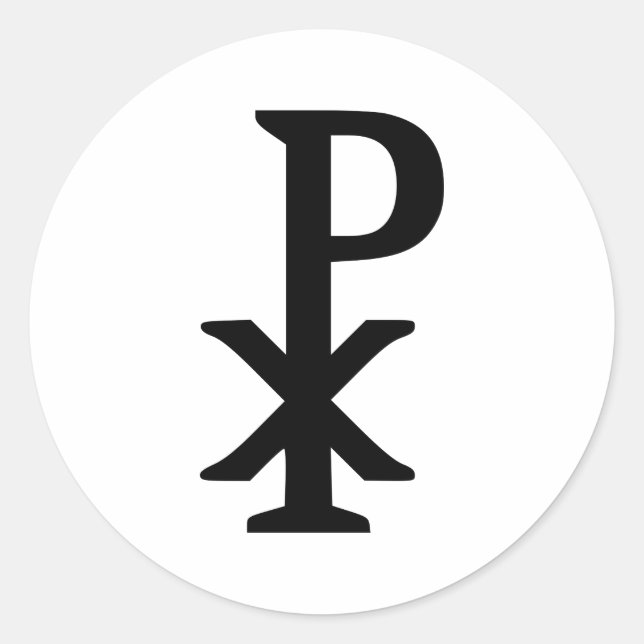 Adesivo Chi rho - Jesus (Frente)