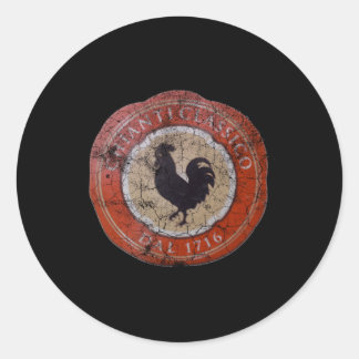 Adesivo Chianti O Emblem - Rótulo italiano do vinho tinto