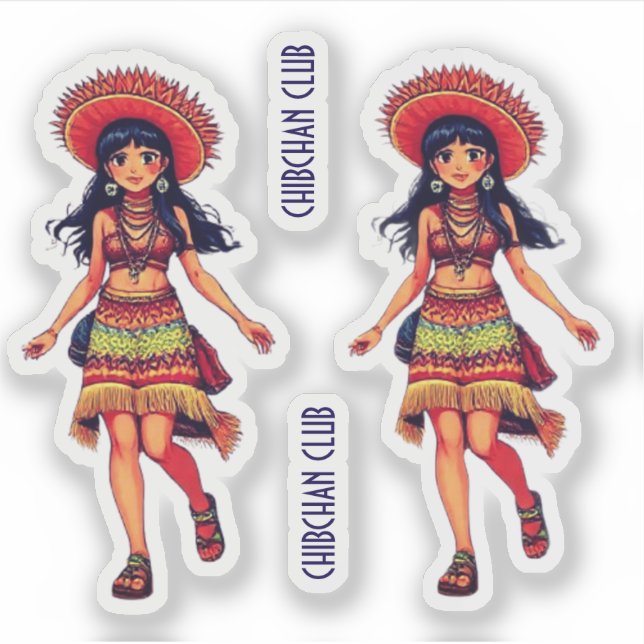 ADESIVO CHIBCHAN CLUB (Frente)