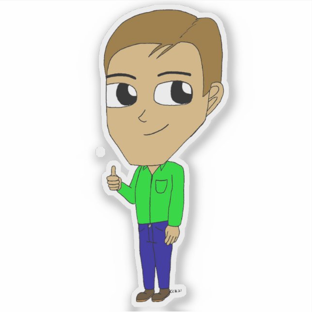 Adesivo chibi (Frente)