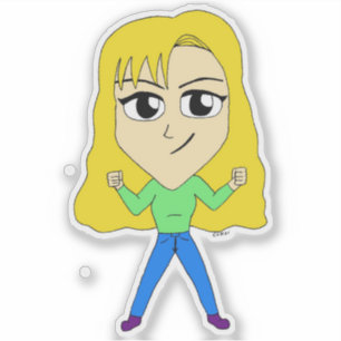 Adesivo chibi