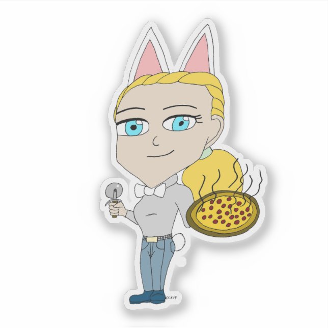 Adesivo chibi (Frente)