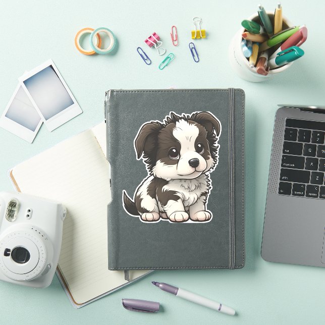 Adesivo Chibi Border Collie (Capa para iPad)