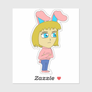 Adesivo chibi bunnygirl