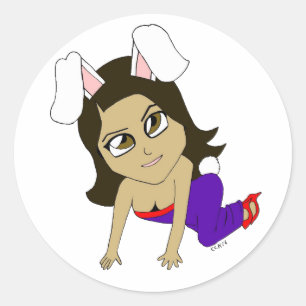 Adesivo chibi bunnygirl