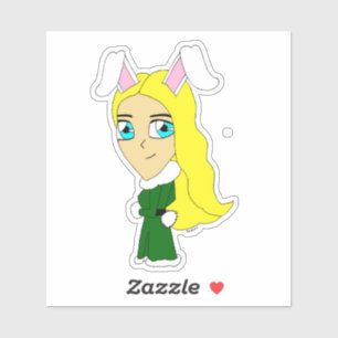 Adesivo chibi bunnygirl