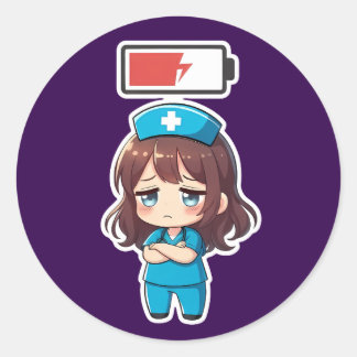 Adesivo Chibi Enfermeira Original 3.0 - Sem Poderes