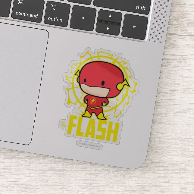 Adesivo Chibi Flash com eletricidade (Detalhe)