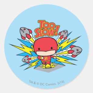 Adesivo Chibi Flash - Foguetes Insurdos