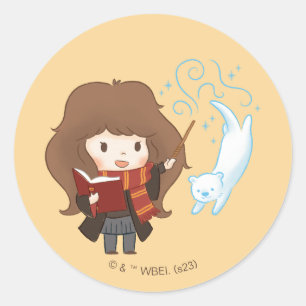 Adesivo Chibi Hermione Granger Patronus