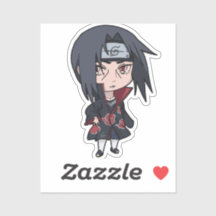 Chibi Itachi Uchiha - Estilo Anime Sticker