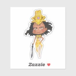 Adesivo Chibi Kandaka Warrior