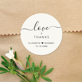 Adesivo Chic Amor E Agradecimento Creme Obrigado Casamento