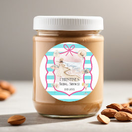 Adesivo Chic de Verão, Praia e Ondas Chá de Noiva