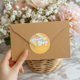 Adesivo Chic do Retro-Sticker Amarelo Sunny