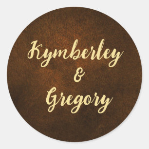 Adesivo Chic Elegant Dark Brown Texturizado com Ênfase Dou