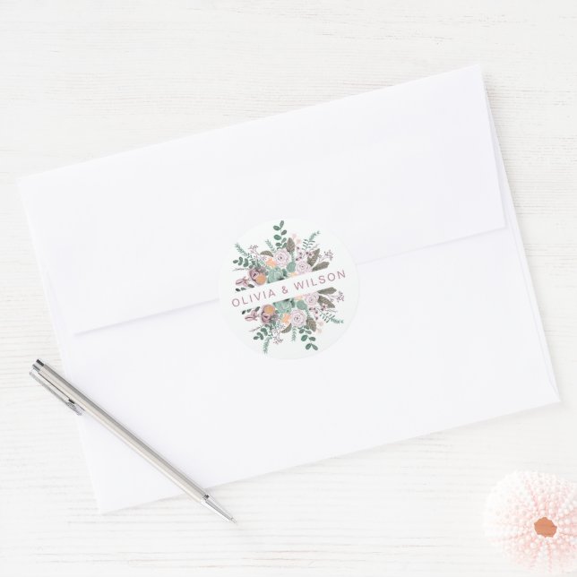 Adesivo Chic Floral Biológico Biológico Biológico (Envelope)