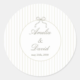 Adesivo Chic Minimalista Listra Verde Casamento