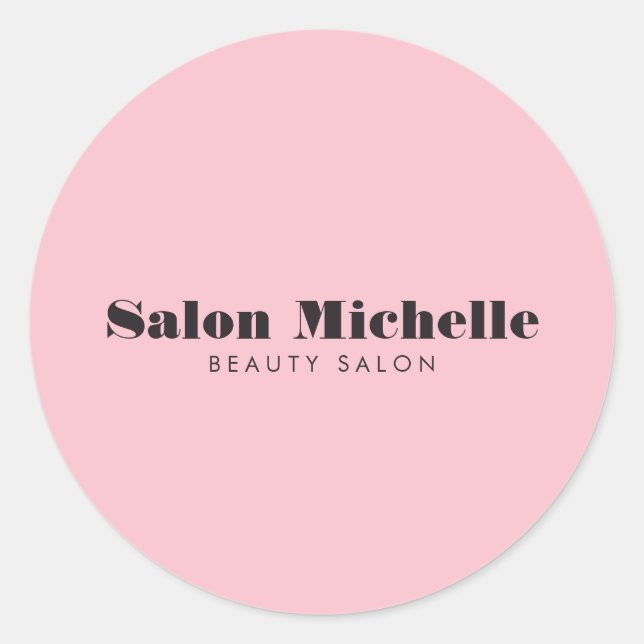 Adesivo Chic Minimalista Rosa (Frente)