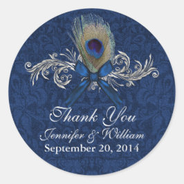 Adesivo Chic Peacock Feather Sticker
