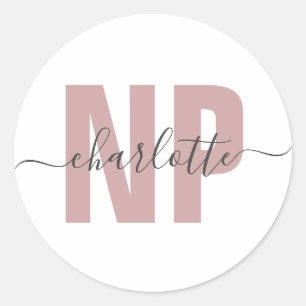 Adesivo Chic Personalizado de Graduação de Enfermeiro NP