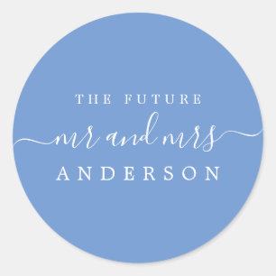 Adesivo Chic Script Future Sr. Cornflower Blue Wedding