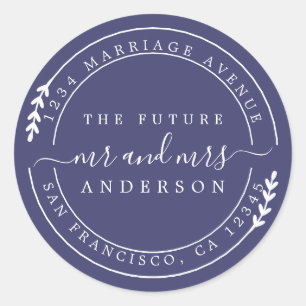 Adesivo Chic Script Future Sr. Marinho Blue Return Endereç