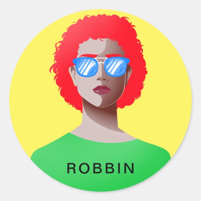 Adesivo Chic Yellowand Classy (Frente)