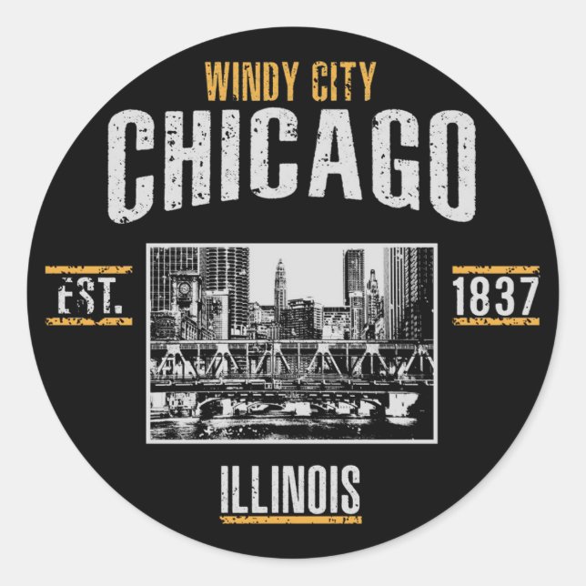 Adesivo Chicago (Frente)