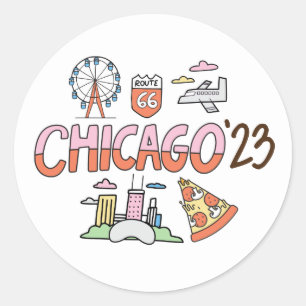 Adesivo Chicago 2023