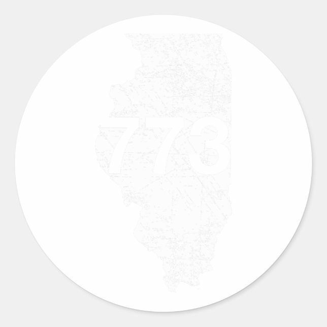 Adesivo Chicago Area Code 773 (Frente)
