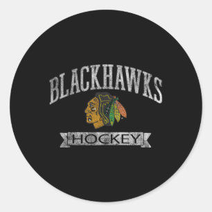 Adesivo Chicago Blackhawks Hóquei Vintage Vermelho Licenci
