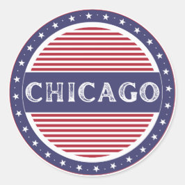 Adesivo Chicago City Pride Emblem – American Identity