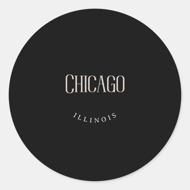 Adesivo Chicago IL (Frente)